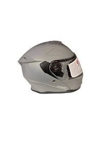 Resim Shiro Discover Sv Çene Açılır Kask Mat Gri 