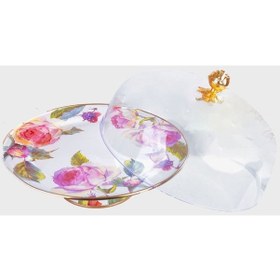 Resim Rsdakf-16895-6 Miss Betty 33 Cm Emaye Ayaklı Kek Fanusu 001 