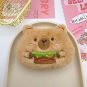 Resim OEMG Yeni Yaratıcı Sevimli Anahtarlık Karikatür Peluş Bebek Kolye Çok Yönlü Anahtarlık Kolye Çanta Bebek Çekicilik (Yurt Dışından) 