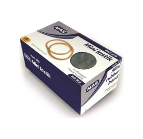 Resim 370 Lastik Kutu Mini %100 Kauçuk Paket Lastiği 50 Gram 5 Kutu 
