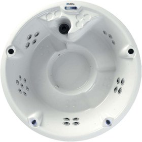 Resim SPA Jakuzi | 210cm Yuvarlak | 5 Kişilik | Sanacryl - 210x210 / Siyah / 5 Kişilik 