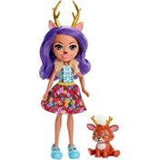 Resim Enchantimals Ana Karakter Bebekler Geyik Danessa Bebek ve Sprint FXM75 