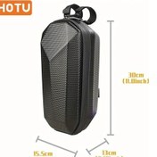 Resim Fochsia Hotu 1.32 Galon Elektrikli Bisiklet Tutacak Çantası Dayanıklı Eva Sert Kasa Siyah Siyah 