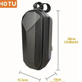 Resim Fochsia Hotu 1.32 Galon Elektrikli Bisiklet Tutacak Çantası Dayanıklı Eva Sert Kasa Siyah Siyah 