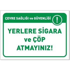 Resim ünalgrup Yerlere Sigara Ve Çöp Atmayınız! 