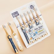 Resim 6 Paket Yumuşak Kıllı Çocuk Diş Fırçaları - Karikatür Astronot Tasarımı - 6-12 Yaş Çocuklar İçin İdeal - Hassas Dişetleri İçin Nazik Naylon Kıllar - Cinsiyet Farkı Gözetmeksizin 