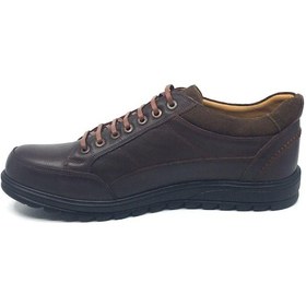 Resim Luis Figo %100 Deri Erkek Rahat Günlük Outdoor Spor Ayakkabı 39-48 Kahverengi 