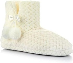 Resim Rd EB304 Zigzag Desen Kadın Panduf Ev Botu Ev Ayakkabısı 