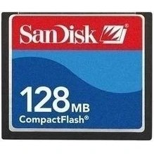 Resim Pmr Sandisk 128 MB Compact Flash Hafıza Kartı 