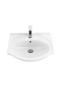 Resim Creavit Et155 Etol Dolap Uyumlu Lavabo 55 CM Beyaz 