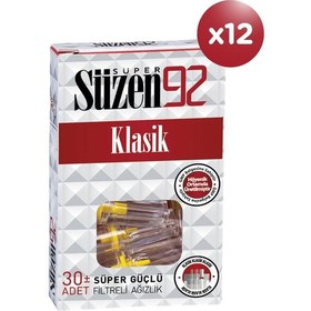 Resim Süzen92 Sigara Ağızlığı Filtresi Regular - Klasik 12 Adet 