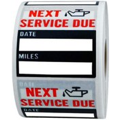 Resim Yağ Değişim Etiketleri Çıkarılabilir Yağ Değişim Hatırlatma Etiketi Pencere İçin Hayır, Servis Zamanı Etiketleri Araba İçin 100 Adet/rulo 