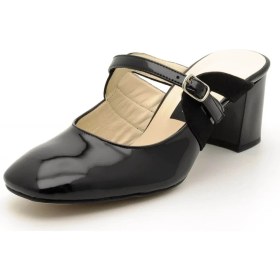Resim Costo Shoes 2405 SİYAH RUGAN Büyük Numara Kadın Terlik Ayakkabı 