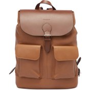 Resim Taba Deri Erkek Sırt Çantası - S1SR00021463-D4H 