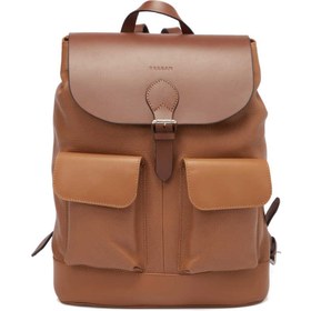 Resim Taba Deri Erkek Sırt Çantası - S1SR00021463-D4H 