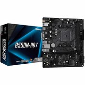 Resim Asrock B550M-HDV DDR4 4733 MHz OC M.2 DVI/VGA/HDMI PCIe 4.0 AM4 mATX Anakart 