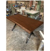 Resim Bintaşmobilya Gürgen Ağacı Kütük Masa 80X140 