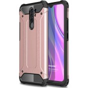 Resim Xiaomi Redmi 9 Kılıf Rugged Armor Rose Gold Microsonic