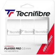Resim Tecnifibre Players Pro Overgrip 3'lü 0.5mm Beyaz Tenis Gribi 52atpplawh Çok Renkli 