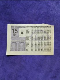 Resim 15 Ocak 2002 Takvim Yaprağı - Nostaljik Koleksiyonluk Takvim Yaprağı 