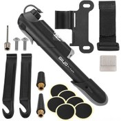 Resim Suofeng Gıyo Gp-41s Bisiklet Pompası: Manuel, Hava Basınç Göstergeli, Aksesuarlı Kompakt Tamir Seti 