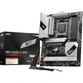 Resim Elivora Msı Pro B650-A Wıfı Am5 Ddr5 7600MHZ(OC) HDMI Dp 3x M.2 USB 20 Gbps 2.5g Lan Wı-Fı 6e Atx 