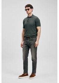 Resim Lufian Quel Smart Jean Erkek Pantolon Slim Fit Gri Gri 111200244100150 