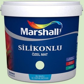 Resim Marshall J8.12.80 2,5 Litre Silikonlu Özel Mat Su Bazlı İç Cephe Boyası (MARSHALL.5134335) 