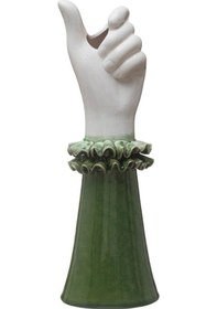 Resim El Yapımı Seramik El Vazosu Çok Renkli 