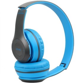 Resim Genel Markalar P47 Kulak Üstü Wireless Bluetooth Kulaklık Mavi 