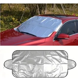 Resim CoverPlus Araba Ön Cam Güneşlik ve Buzlanmayı Önleyici Kar Buz Bandı buzlanma Önleyici Araba Cam Üstü Kar Örtüsü Su Geçirmez 