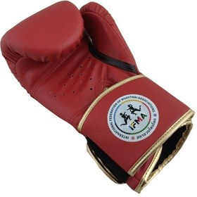 Resim Dragondo 30218-p Martina Muaythai Federasyon Onaylı Boks Eldiveni Kırmızı 