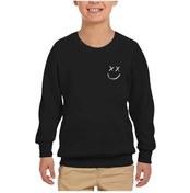 Resim Louis Tomlinson - Face Siyah Çocuk Sweatshirt 