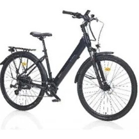 Resim CORELLİ KEILA-L ELEKTRİKLİ KADIN ŞEHİR BİSİKLETİ 46CM HD 28 JANT 9 VİTES SİYAH 
