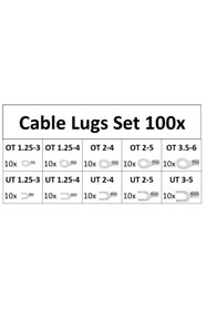 Resim Genel Markalar 100 Adet 10 Boy Kutulu Sıkma Kablo Pabucu Terminali 