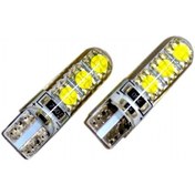 Resim Ampul 12V T10 6Smd Canbus Silikon Beyaz 