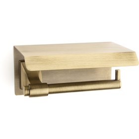 Resim System Antik Saten Mat Kapaklı Tuvalet Kağıtlığı (BA1002 011 ABM) 