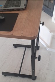 Resim Depolife Koltuk Sehpası Notebook Laptop Bilgisayar Çalışma Masası Yükseklik Ayarlı Akrobat Masa Yatak Yan Seh 