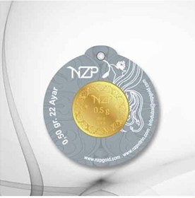 Resim 0,5 Gram 22 Ayar Altın Külçe NZP KÜRTÜNCÜ KIYMETLİ MADENLER 