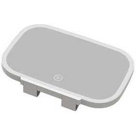 Resim Novahub Arac İçi Led Makyaj Aynası, 3 Işık, Beyaz, Şarj Edilebilir, 7.8 İnc, Pilot 