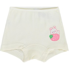 Resim Civil Girls Çilek Ribana 2-10 Yaş Kız Çocuk 2'li Boxer - Standart / 10-11 Yaş 