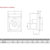 Resim Bahçıvan Bvn Bpr 1012 Plastik Radyal Banyo&tuvalet Aspiratörü Standart (120m³/h) 