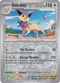 Resim Delcatty Reverse Holo 131/162 - Temporal Forces - Pokemon Kartı Mint 