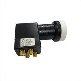 Resim Atlanta Ultra+ Quad Dörtlü Dört Çıkışlı LNB (Gold F Konnektör/4 Uydu Alıcıda Kullanım) 