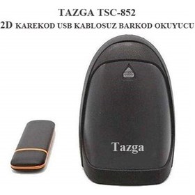 Resim TAZGA TSC-852 2d Karekod USB Kablosuz Barkod Okuyucu 