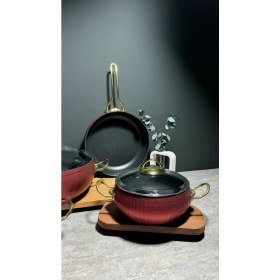 Resim Bena Life 7 Parça Granit Güveç Tencere Seti 