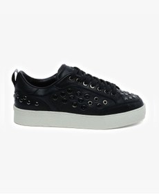 Resim Greyder Kadın Siyah Hakiki Deri Sneaker Ayakkabı 5Y2UA34442 