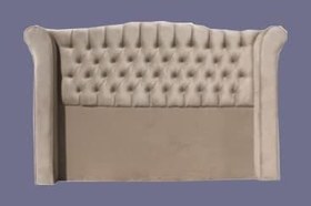 Resim Başlık 14288 Alc Grand 150 lik Tay Tüy Açık Kahve Kapitone Çift Kişilik Başlık 