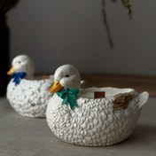 Resim Silikon Reçine Döküm Kalıbı Düzensiz Şekil, DIY Kristal Damlama Çimento Plaster Ördek Depolama Kutusu Yay Ördek Mum Kupa Süs Ayna, El Yapımı Kalıp ile, 3D El Yapımı Ev Dekorasyon El Sanatları için 