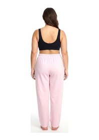 Resim Akbeniz Kadın Pudra Pembe Büyük Beden Cepli Pijama Altı 
